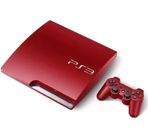 PlayStation 3 stuff - PlayStation 3 Slim Scarlet Red