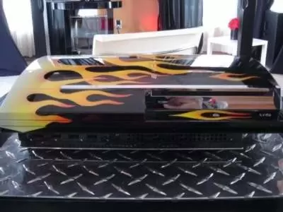 Matériel PlayStation 3 - PlayStation 3 Super Bowl 2007 Flames