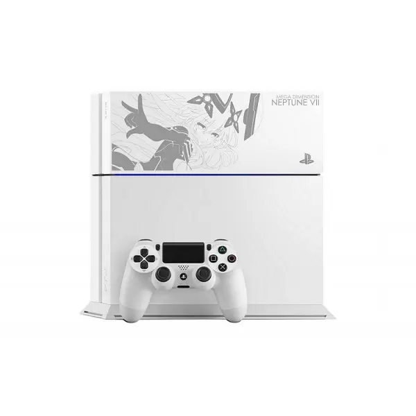 PS4 Stuff - PlayStation 4 - Glacier White Mega Dimension Neptune VII Purple