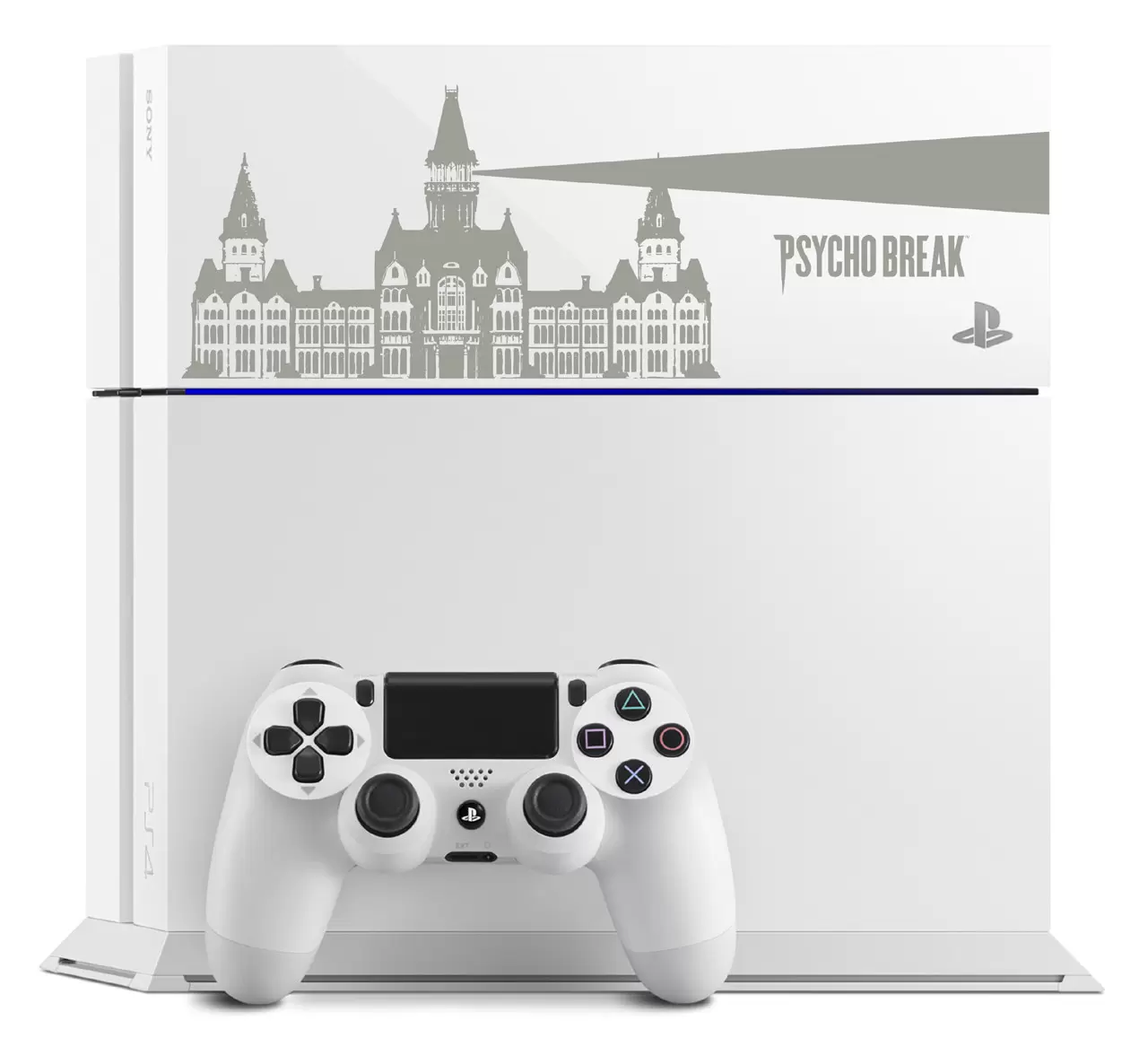PS4 Stuff - PlayStation 4 - Glacier White - Psycho Break