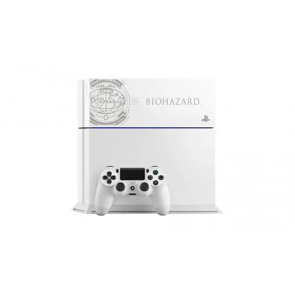 PS4 Stuff - PlayStation 4 - Glacier White - Resident Evil Biohazard BSAA