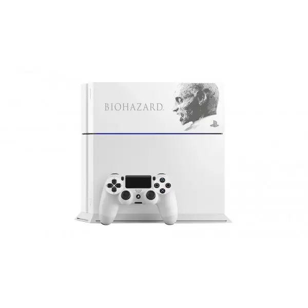 Matériel PS4 - PlayStation 4 - Glacier White - Resident Evil Biohazard Zombie