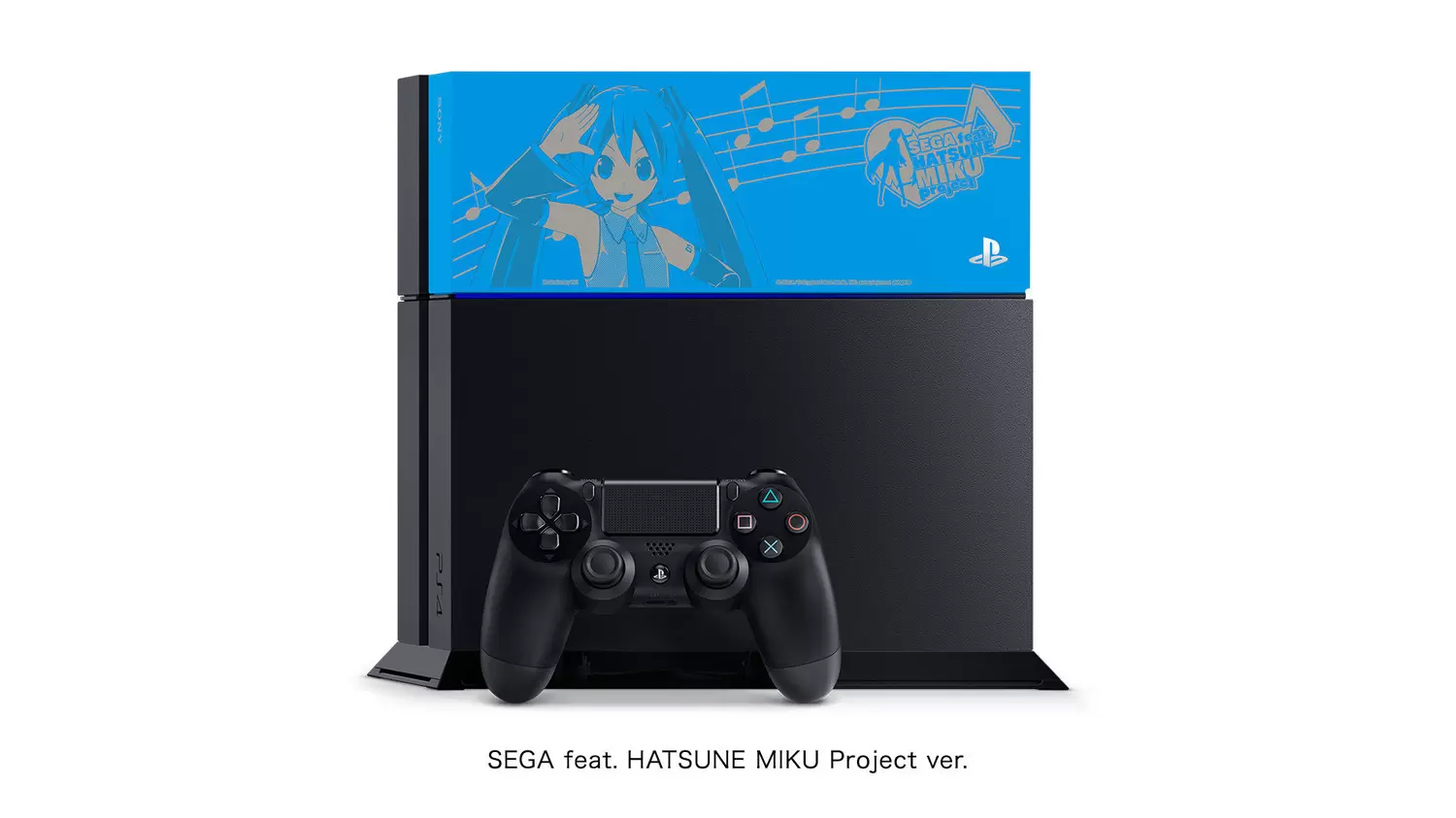 PS4 Stuff - PlayStation 4 - Jet Black - Hatsune Miku Projet