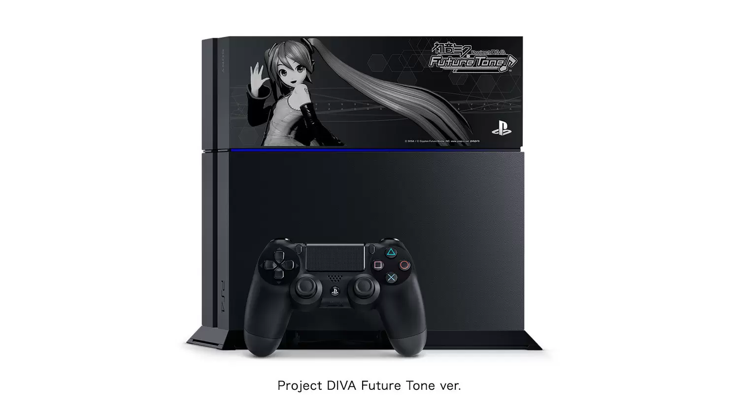 Matériel PS4 - PlayStation 4 - Jet Black - Hatsune Miku Projet Diva Future Tone