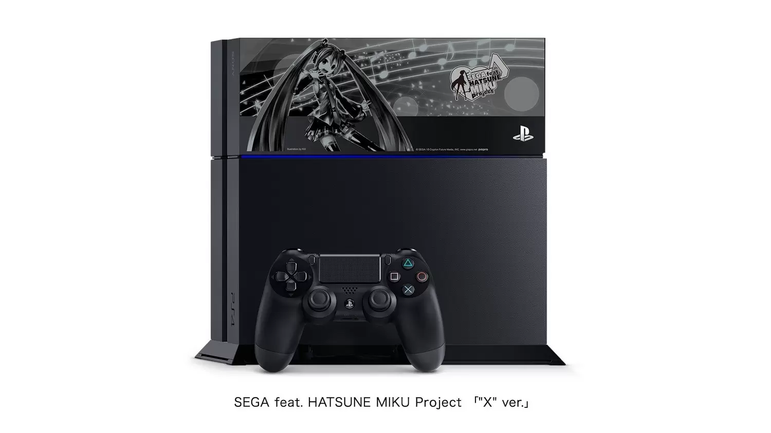 PS4 Stuff - PlayStation 4 - Jet Black - Hatsune Miku Projet Diva X