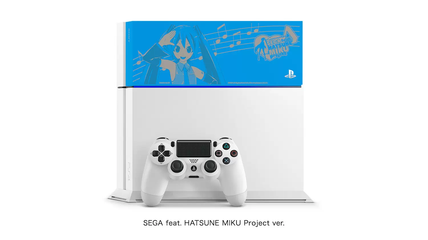 PS4 Stuff - PlayStation 4 - Glacier White - Hatsune Miku Projet
