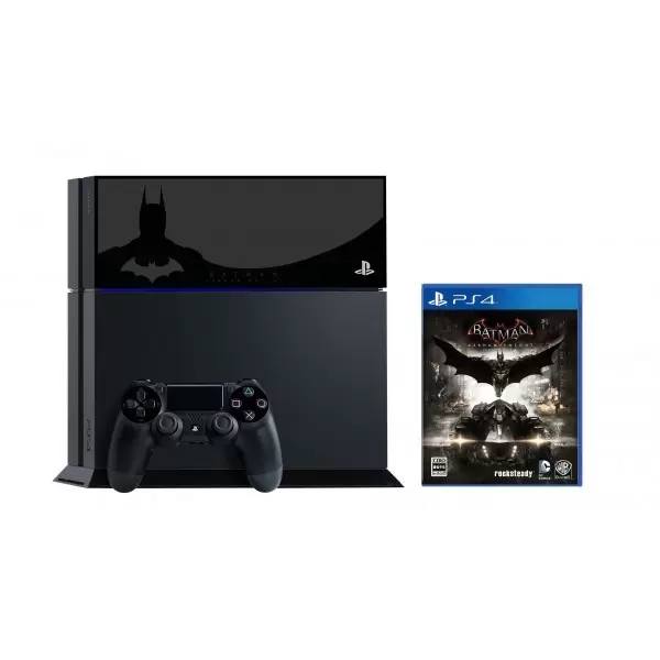 PS4 Stuff - PlayStation 4 - Jet Black Batman Silver - Arkham Knight