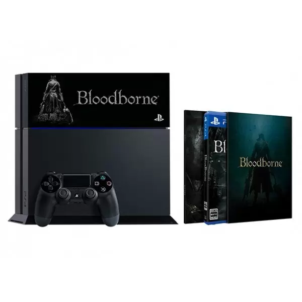 PS4 Stuff - PlayStation 4 - Jet Black - Bloodborne