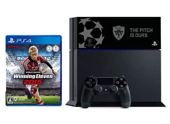 PS4 Stuff - PlayStation 4 - Jet Black - World Soccer Winning Eleven 2015 UEFA Champion\'s League