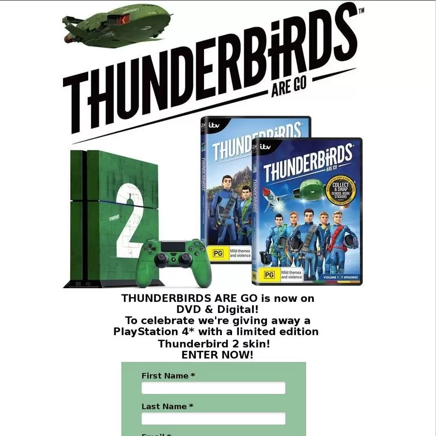 Matériel PS4 - PlayStation 4 - Thunderbirds