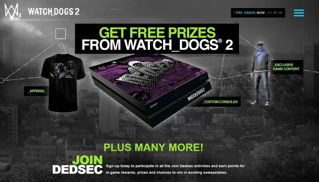 PS4 Stuff - PlayStation 4 - Watch Dogs 2