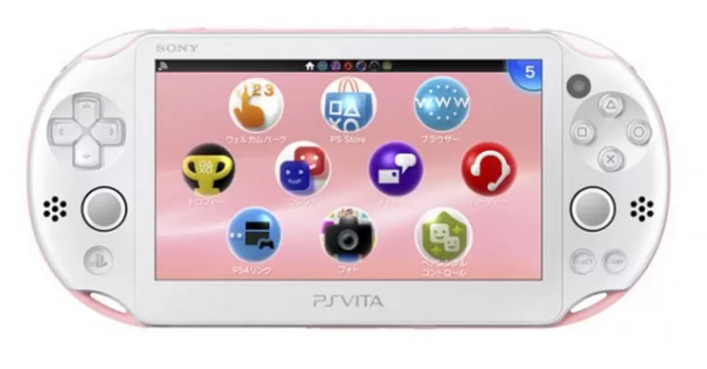 PS Vita Stuff - PS Vita Slim Pink / White