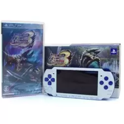 PSP 3000 Monster Hunter 3 White and Blue