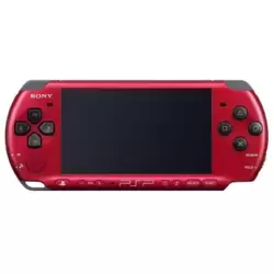 PSP 3000 Red and Black