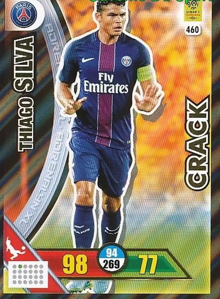 Adrenalyn XL 2017-18 - Thiago Silva - Paris Saint-Germain