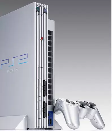 PlayStation 2 Stuff - PlayStation 2 - 50 Millionth Edition - Metallic Silver