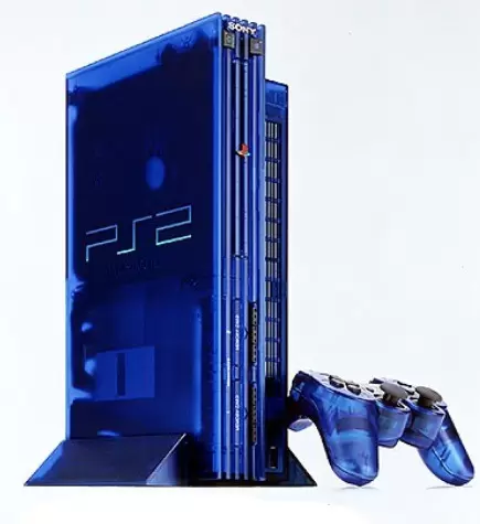 PlayStation 2 Stuff - PlayStation 2 Ocean Blue