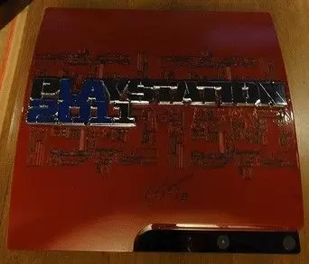 PlayStation 3 stuff - PlayStation 3 Slim All Star Game 2011 Red