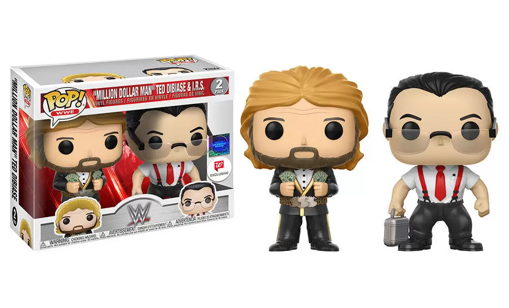 POP! Catcheurs WWE - WWE - Million Dollar Men Ted Dibiase and I.R.S 2 Pack