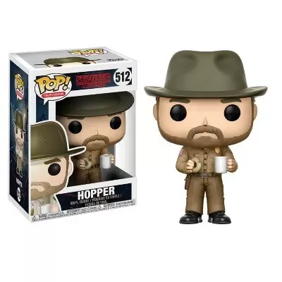 POP! Television - Stranger Things 2 - Jim Hopper With Hat and with his coffee and donut
