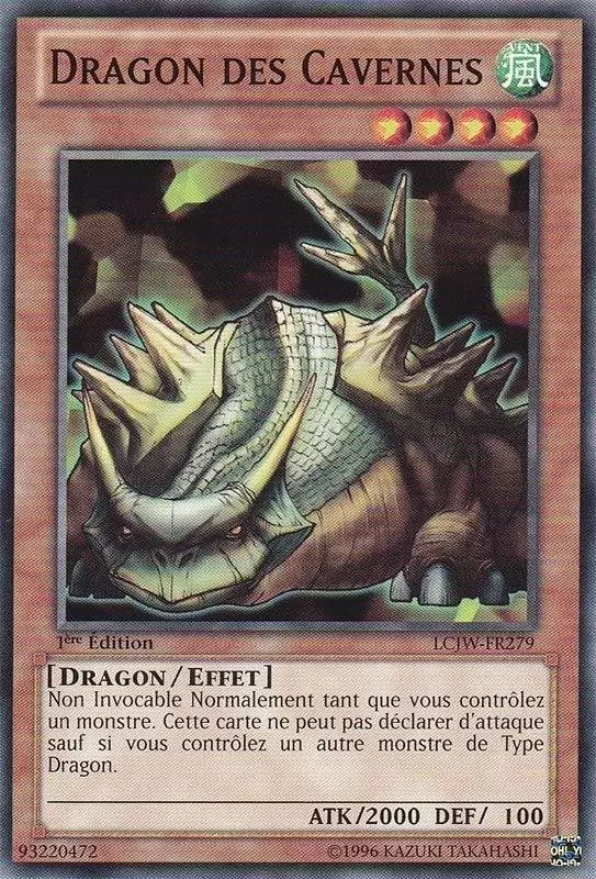 Collection Légendaire 4 : Le Monde de Joey LCJW - Dragon des Cavernes