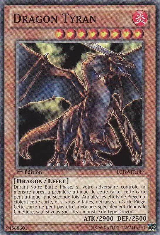Collection Légendaire 4 : Le Monde de Joey LCJW - Dragon Tyran