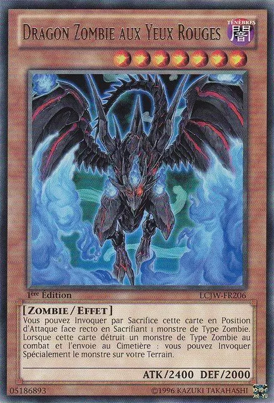 Collection Légendaire 4 : Le Monde de Joey LCJW - Dragon Zombie Aux Yeux Rouges