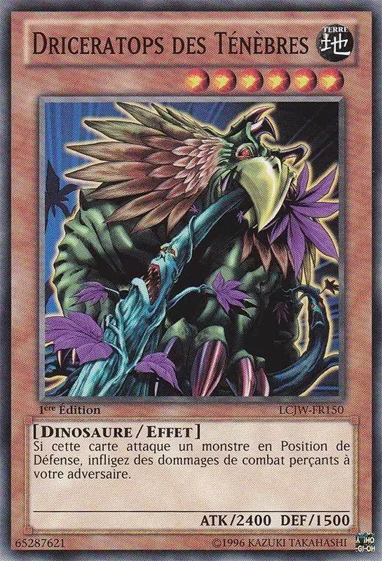 Collection Légendaire 4 : Le Monde de Joey LCJW - Driceratops des Ténèbres