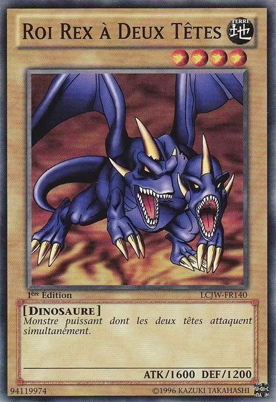 Collection Légendaire 4 : Le Monde de Joey LCJW - Roi Rex à Deux Têtes