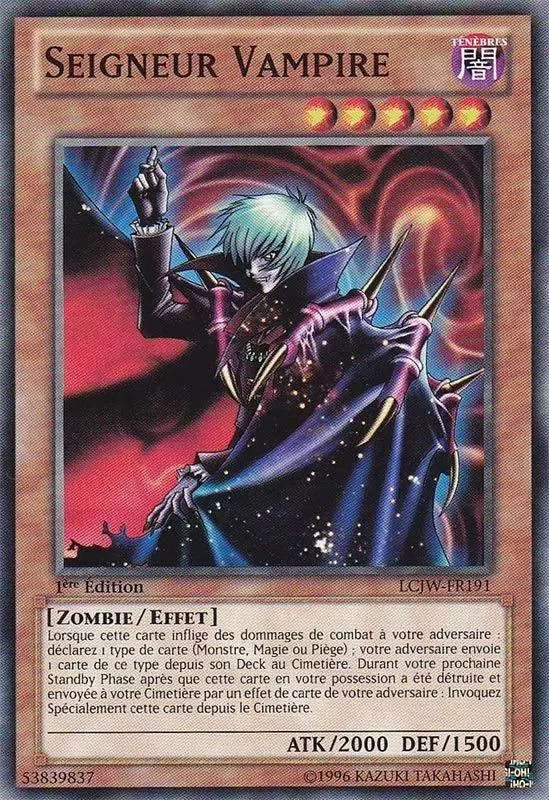 Collection Légendaire 4 : Le Monde de Joey LCJW - Seigneur Vampire