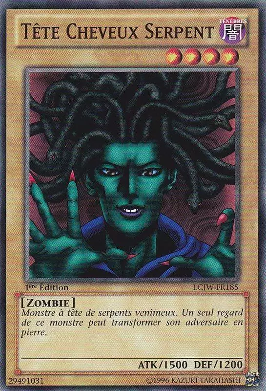 Collection Légendaire 4 : Le Monde de Joey LCJW - Tête Cheveux Serpent