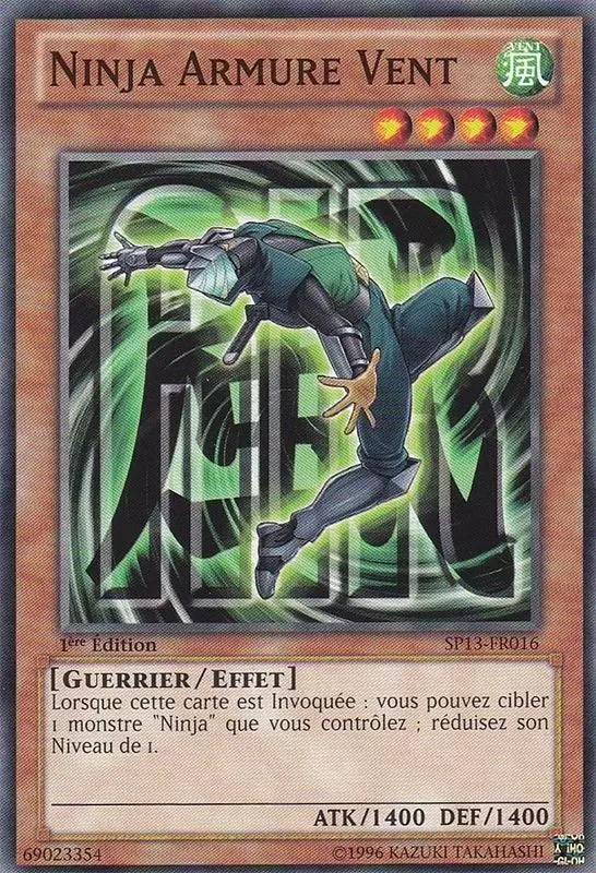 Pack Etoile 2013 SP13 - Ninja Armure Vent