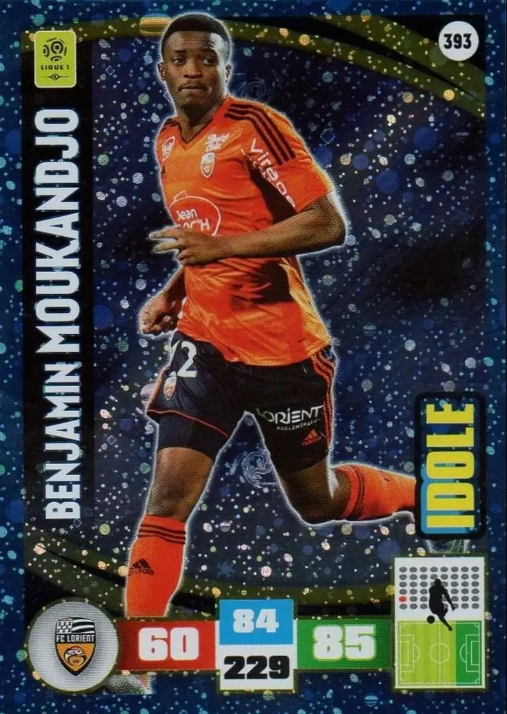 Adrenalyn XL Foot 2016-2017 - Benjamin Moukandjo - FC Lorient - Idole