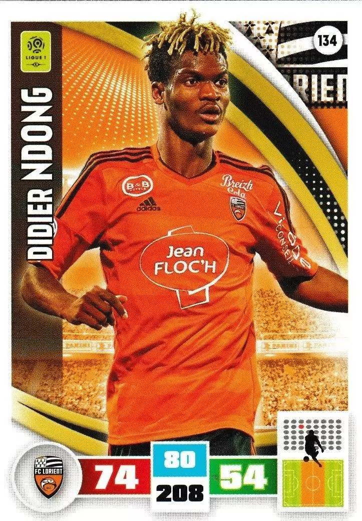 Adrenalyn XL Foot 2016-2017 - Didier Ndong - FC Lorient