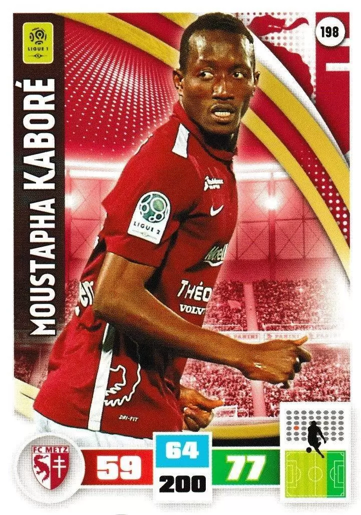 Adrenalyn XL Foot 2016-2017 - Moustapha Kaboré - FC Metz