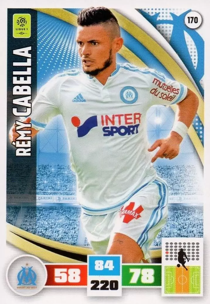 Adrenalyn XL Foot 2016-2017 - Rémy Cabella - Olympique de Marseille
