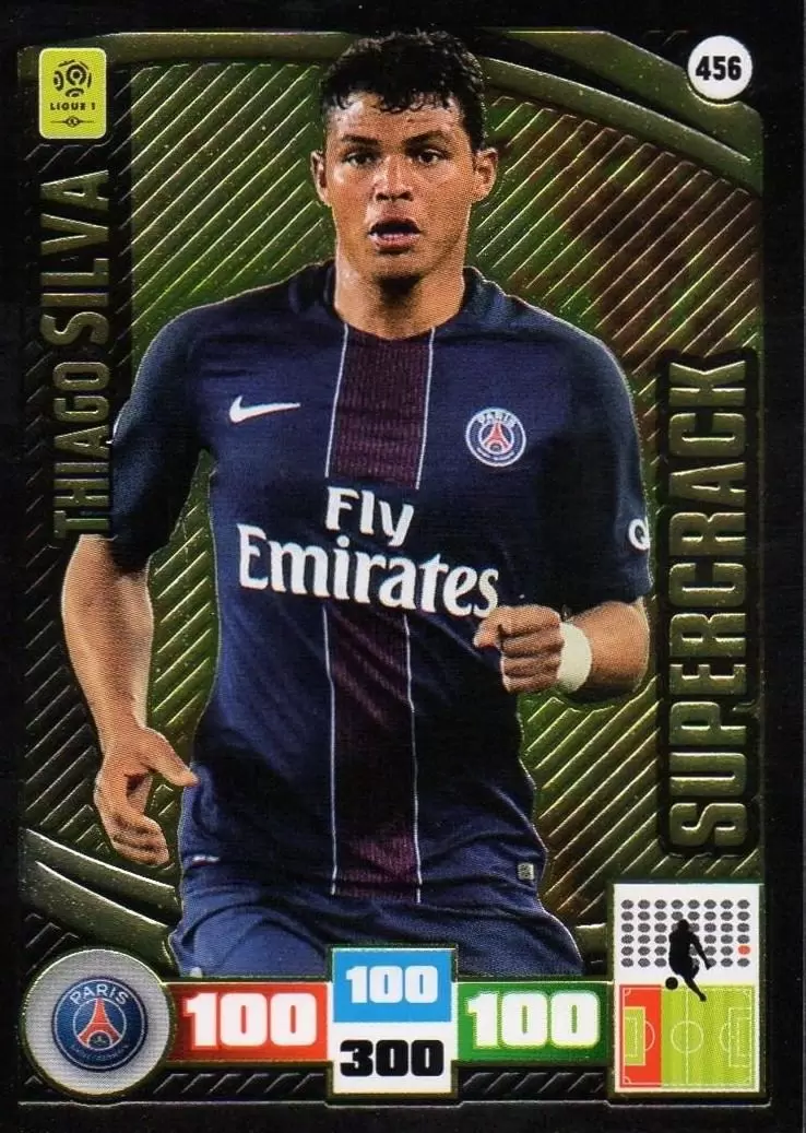 Adrenalyn XL Foot 2016-2017 - Thiago Silva - Paris Saint-Germain