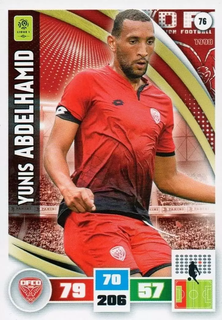 Adrenalyn XL Foot 2016-2017 - Yunis Abdelhamid - Dijon FCO