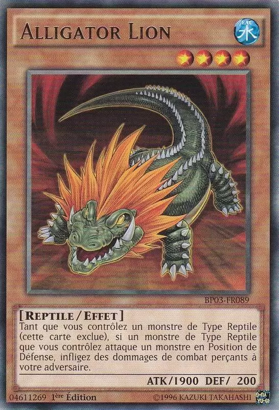 Battle Pack 3 : La Ligue des Monstres BP03 - Alligator Lion