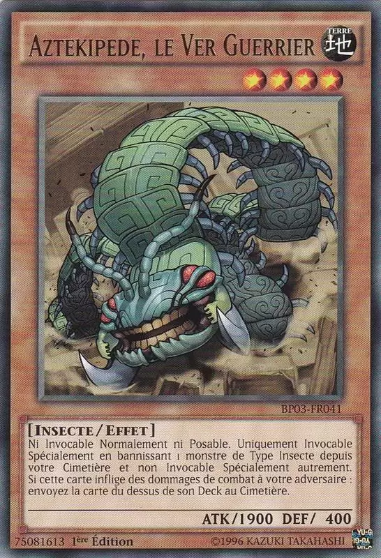 Battle Pack 3 : La Ligue des Monstres BP03 - Aztekipede, le Ver Guerrier