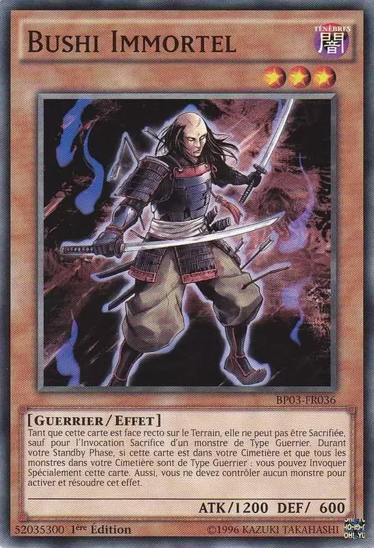 Battle Pack 3 : La Ligue des Monstres BP03 - Bushi Immortel