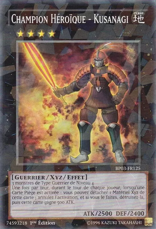 Battle Pack 3 : La Ligue des Monstres BP03 - Champion Héroïque - Kusanagi