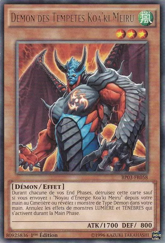 Battle Pack 3 : La Ligue des Monstres BP03 - Démon des Tempêtes Koa\'ki Meiru