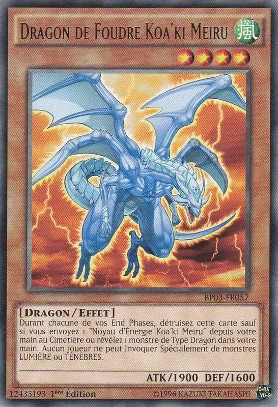 Battle Pack 3 : La Ligue des Monstres BP03 - Dragon de Foudre Koa\'Ki Meiru
