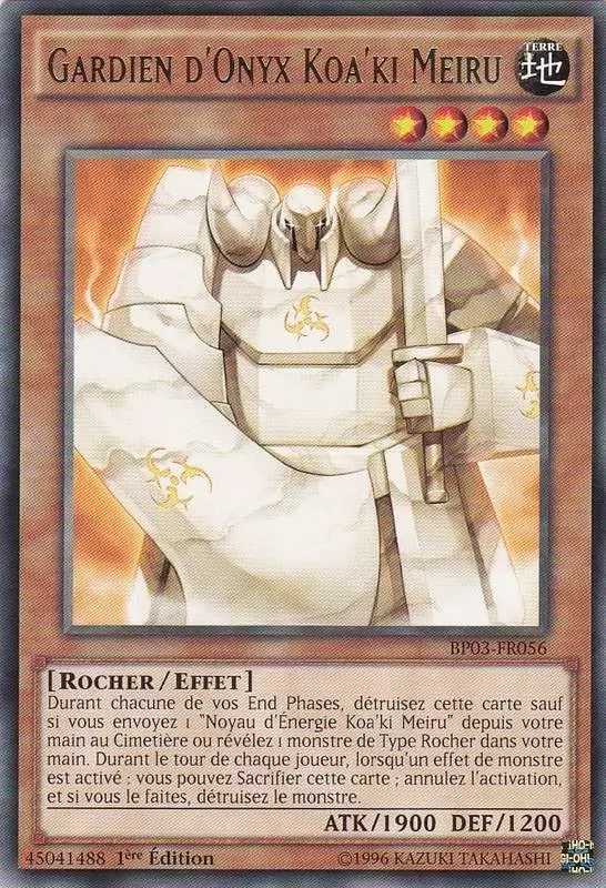 Battle Pack 3 : La Ligue des Monstres BP03 - Gardien d\'Onyx Koa\'ki Meiru