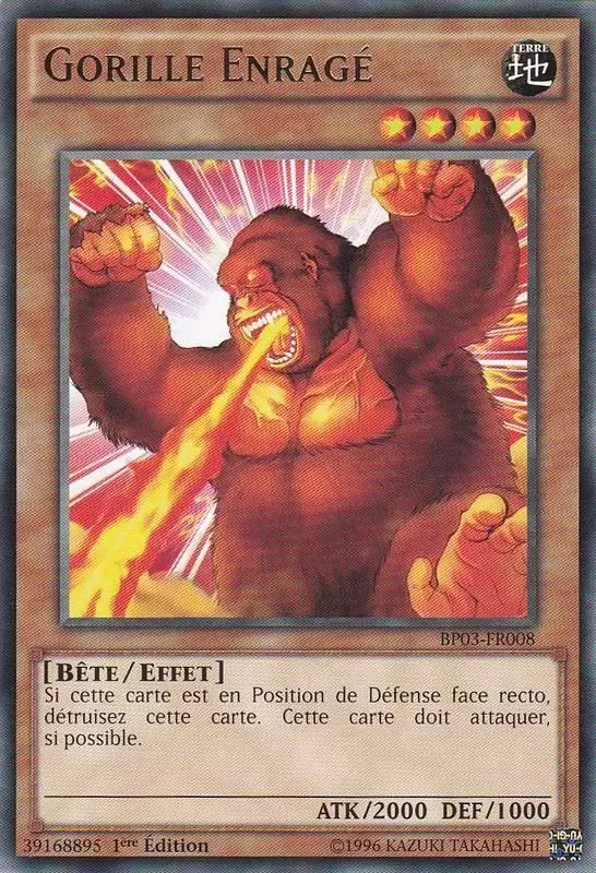 Battle Pack 3 : La Ligue des Monstres BP03 - Gorille Enragé