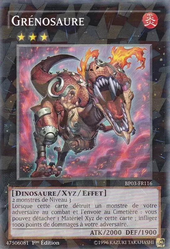 Battle Pack 3 : La Ligue des Monstres BP03 - Grénosaure