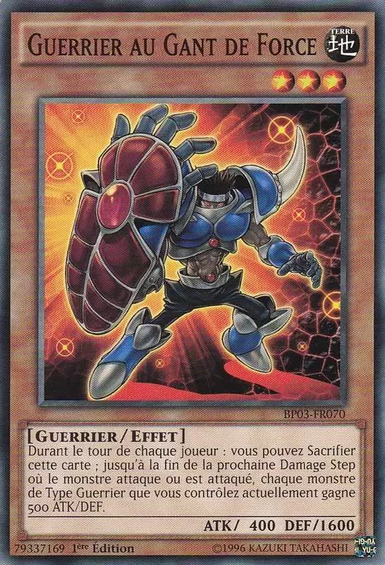 Battle Pack 3 : La Ligue des Monstres BP03 - Guerrier au Gant de Force