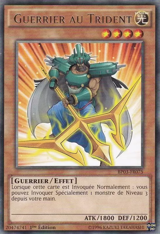 Battle Pack 3 : La Ligue des Monstres BP03 - Guerrier au Trident