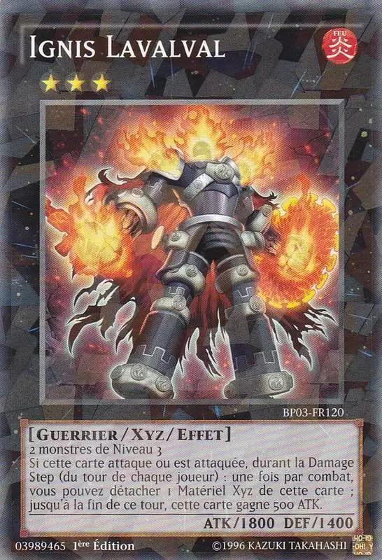 Battle Pack 3 : La Ligue des Monstres BP03 - Ignis Lavalval